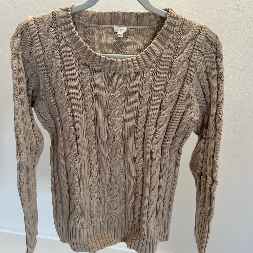 J. Crew: Cable Knit Sweater